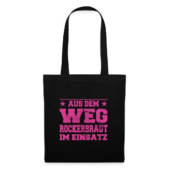 Out of the Way Rocker Bride in Action Design - Sac en tissu - noir - Devant