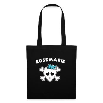 Pirate Rosemarie Design for Girls and Women - Tote Bag - black - Front