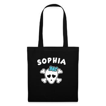 Pirate Sophia Design for Girls and Women - Tote Bag - black - Front