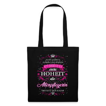 Your Highness the geriatric nurse enters the room - Tote Bag - black - Front