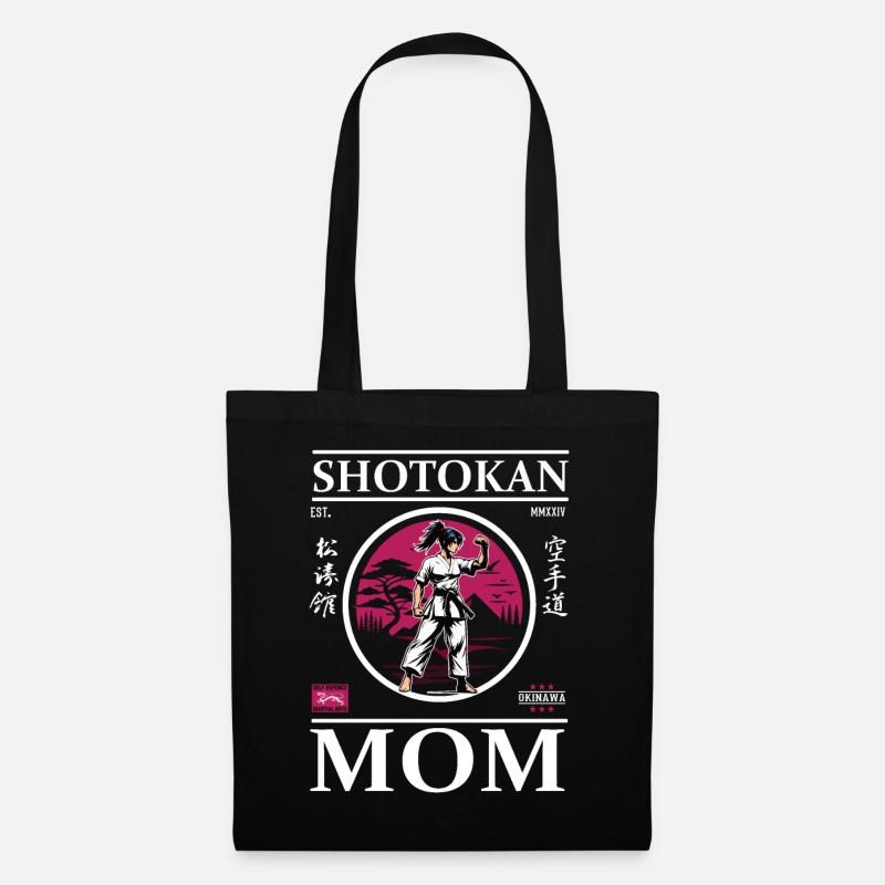 Shotokan Karate Mom - Stoffbeutel - Schwarz