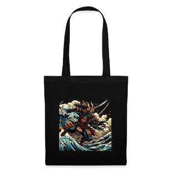 Japanese Katana Samurai Warrior - Tote Bag - black - Front