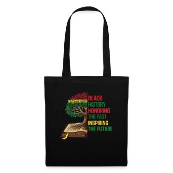 Honorer le passé Inspirer l’avenir tshirt - Sac en tissu - noir - Devant