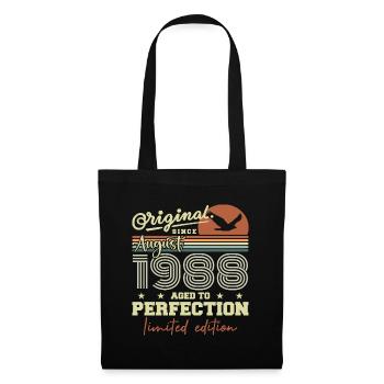 August 1988 Birthday August 1988 Vintage August 1988 - Tote Bag - black - Front