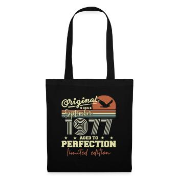 Born in September 1977 September - September 1977 - Tote Bag - black - Front