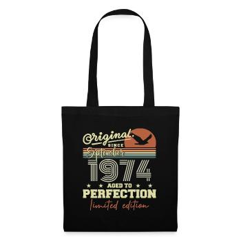 Born in September 1974 September - September 1974 - Tote Bag - black - Front