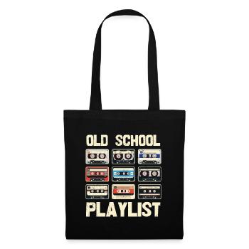 Retro Vintage 80s T-Shirt Funny - Tote Bag - black - Front