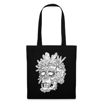 le Crane de Cristal - Sac en tissu - noir - Devant