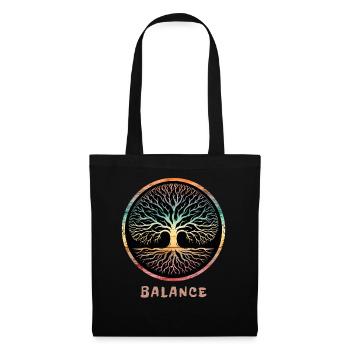 Balance Tree Lover Save The World - Tote Bag - black - Front
