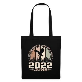 Incomparable depuis juin 2022, 2e Anniversaire - Sac en tissu - noir - Devant