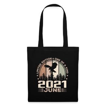 Incomparable depuis juin 2021, 3e Anniversaire - Sac en tissu - noir - Devant
