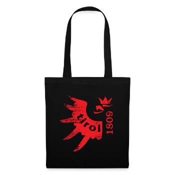 Tyrol 1809 Dialecte Armoiries Tyroliennes Cadeau d’aigle - Sac en tissu - noir - Devant
