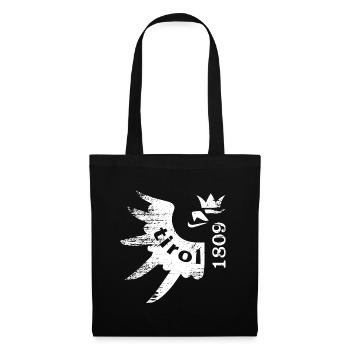 Tyrol 1809 Dialecte Armoiries Tyroliennes Cadeau d’aigle - Sac en tissu - noir - Devant