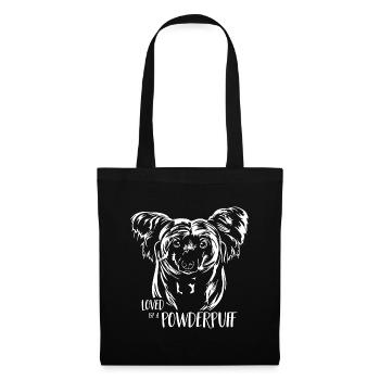 POWDERPUFF Dog Saying Dogs Saying Dogs - Tote Bag - black - Front