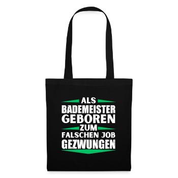Lifeguard landed in the wrong job - Tote Bag - black - Front