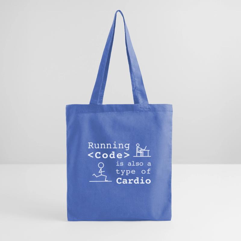 Running Code cardio programmer coding Tote Bag