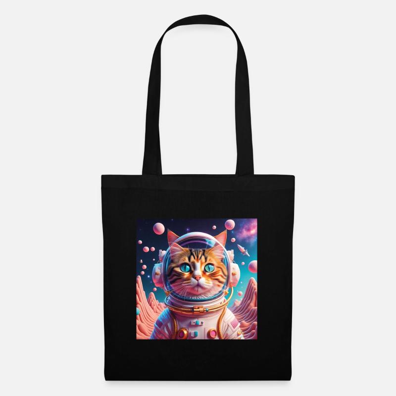 Spacecat Dreamland - Stoffbeutel - Schwarz