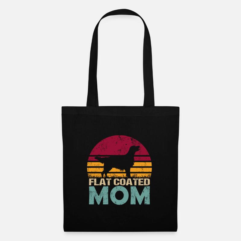 Flat Coated Retriever Mama - Stoffbeutel - Schwarz
