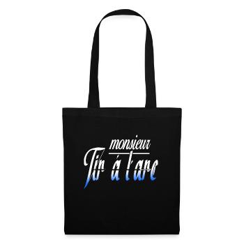 Monsieur Tir à l arc sport humour citation - Sac en tissu - noir - Devant