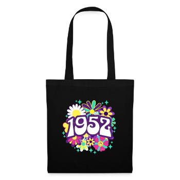 Groovy and Vintage 1952 70 Years Anniversary - Tote Bag - black - Front
