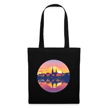 Mönchengladbach Skyline - Tote Bag - black - Front