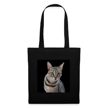 Chats chats - Sac en tissu - noir - Devant