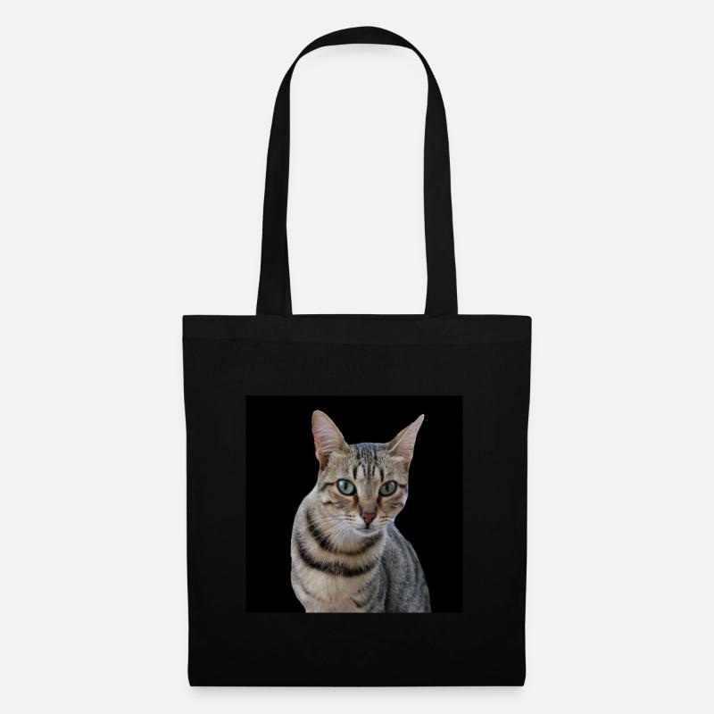 Katze Katzen - Stoffbeutel - Schwarz