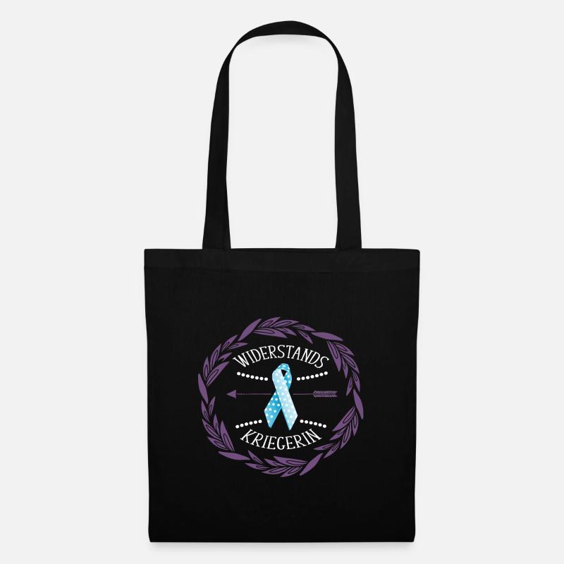 Lipedema Lymphedema Loop Warrior support - Tote Bag - black