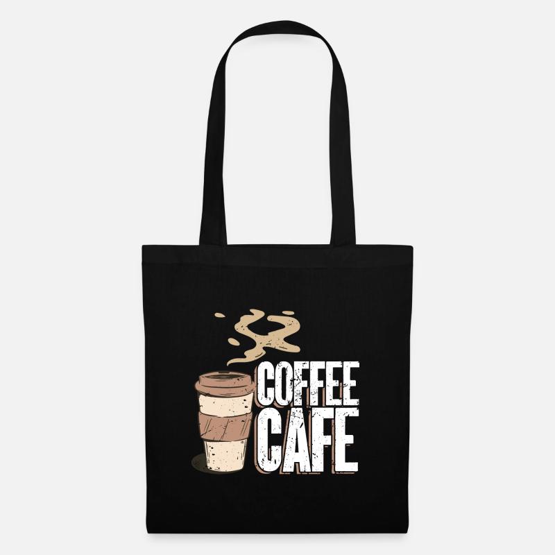 Kaffee - Stoffbeutel - Schwarz
