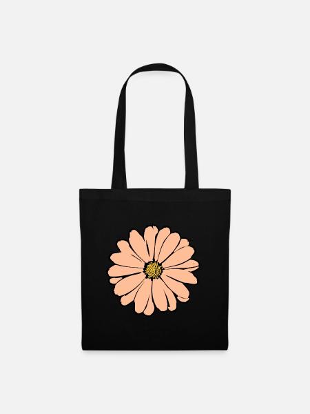 Blume pastell Blume Blumen pastell Blumen - Stoffbeutel - Schwarz