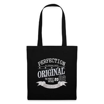 Anniversaire Vintage Vintage 2002 Original Rétro - Sac en tissu - noir - Devant