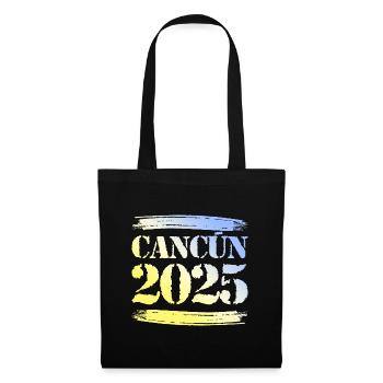 Cancun 2025 - Stoffbeutel - Schwarz - Vorne