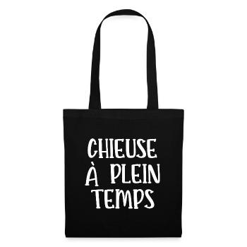 chieuse à plein temps - Sac en tissu - noir - Devant