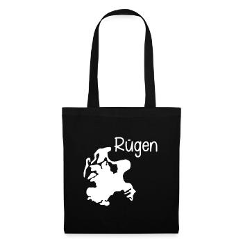 Rügen - Stoffbeutel - Schwarz - Vorne