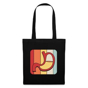 Gastro-entérologie - Sac en tissu - noir - Devant