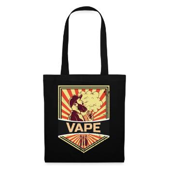 Propagande vape - Sac en tissu - noir - Devant