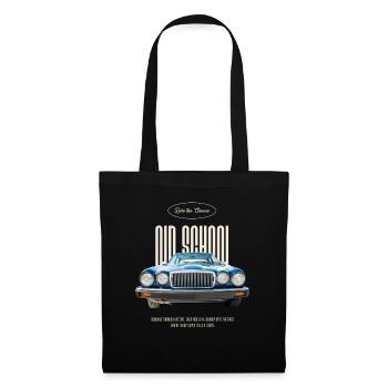 old school muscle car - Stoffbeutel - Schwarz - Vorne