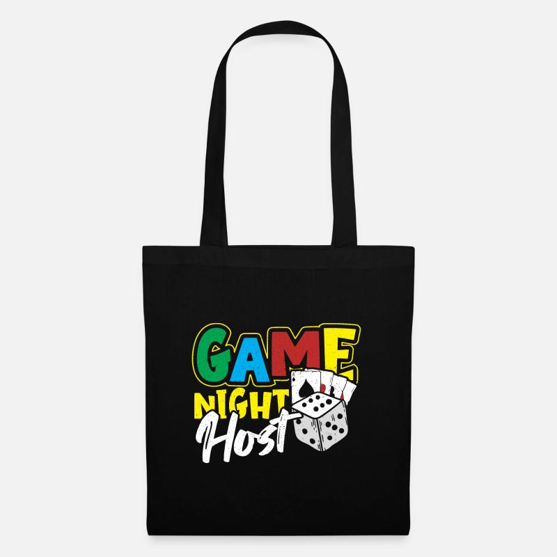Brettspiele Spielbrett Geschenk - Stoffbeutel - Schwarz