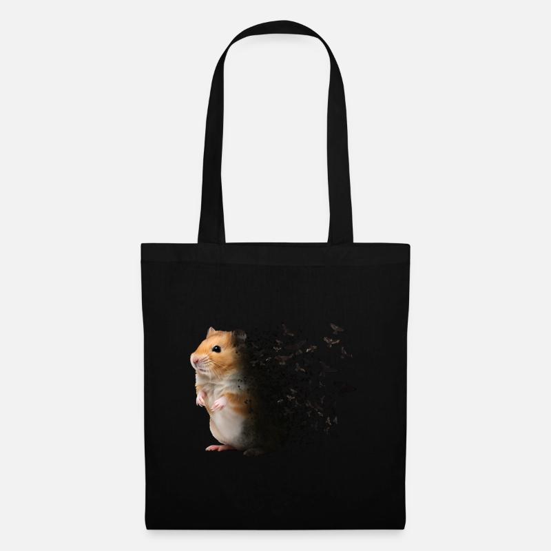 Hamster - Stoffbeutel - Schwarz