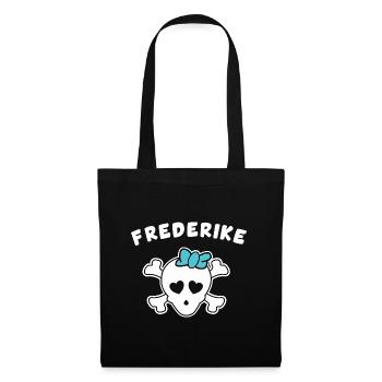 Pirate Frederike Design pour les filles et les femmes - Sac en tissu - noir - Devant