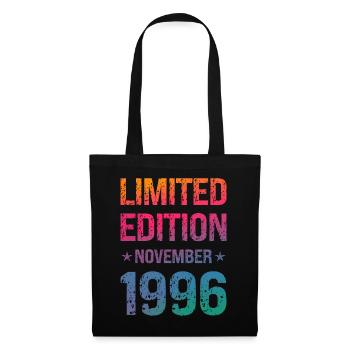 Fête d'anniversaire en édition limitée Vintage 1996 - Sac en tissu - noir - Devant