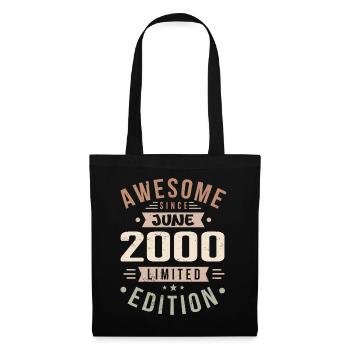 June 2000 Birthday June 2000 Gift June 2000 - Tote Bag - black - Front