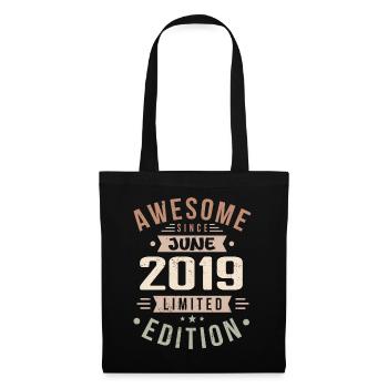 June 2019 Birthday June 2019 Gift June 2019 - Tote Bag - black - Front