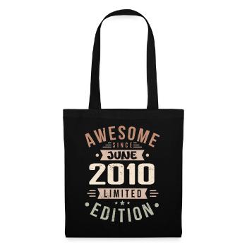 June 2010 Birthday June 2010 Gift June 2010 - Tote Bag - black - Front