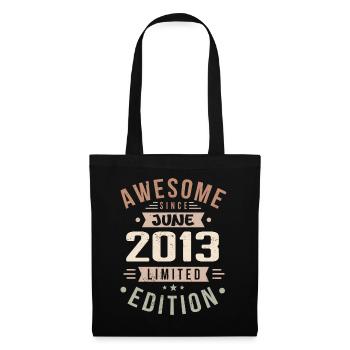 June 2013 Birthday June 2013 Gift June 2013 - Tote Bag - black - Front