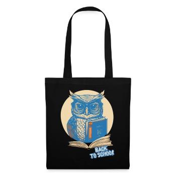 RETOUR À L’ÉCOLE Début de l’école - Sac en tissu - noir - Devant