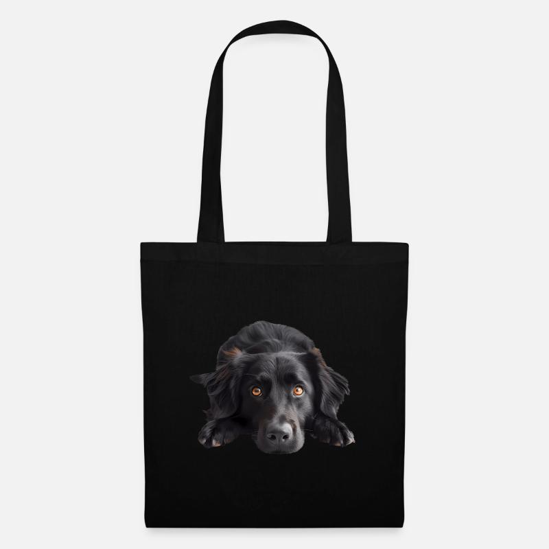 Flat Coated Retriever - Stoffbeutel - Schwarz
