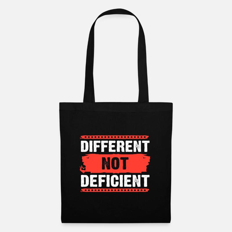 Autismus Autist ADHS Asperger Neurodiversity - Stoffbeutel - Schwarz