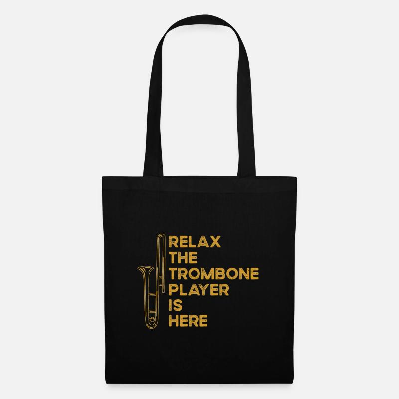 trombone - Tote Bag - black