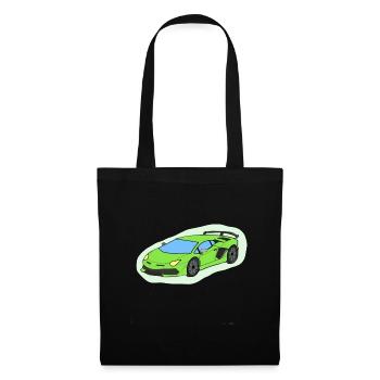 Lambo Huracan Super Voiture - Sac en tissu - noir - Devant